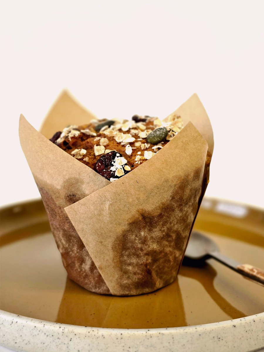 Autumn Spiced Apple Muffin