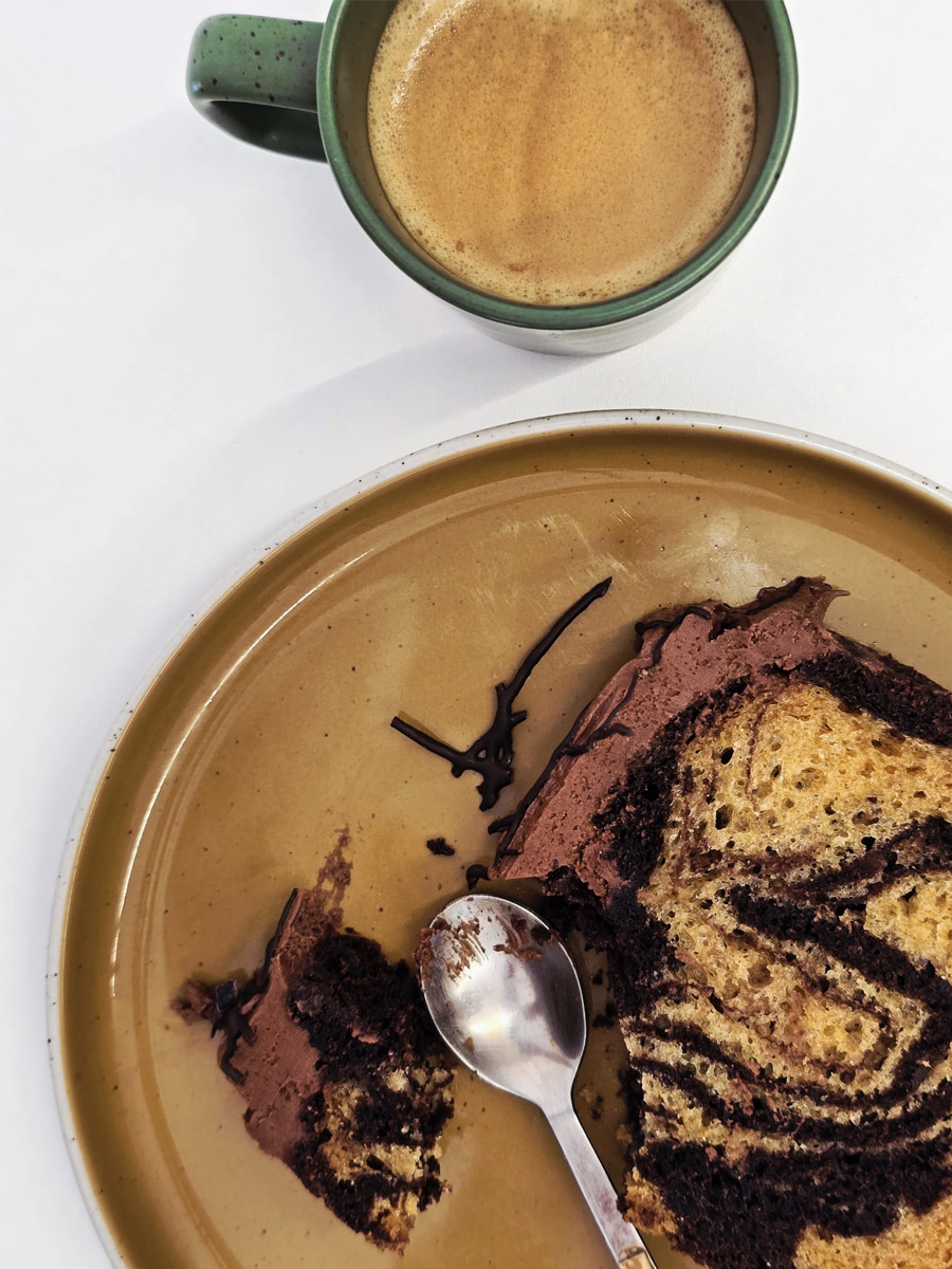 Chocolate Orange Marble Loaf