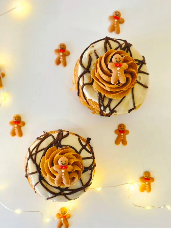 Gingerbread Man Cronut