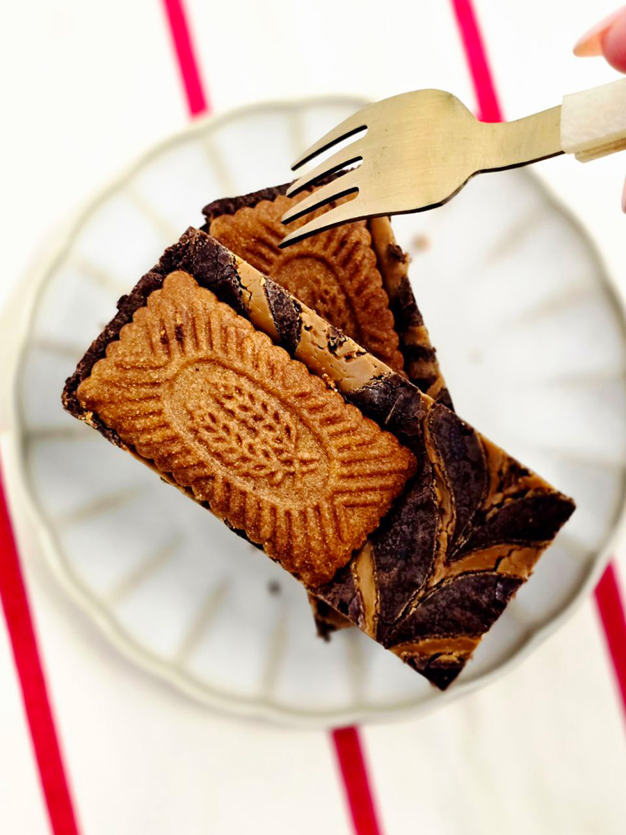 Biscoff chocolate brownie
